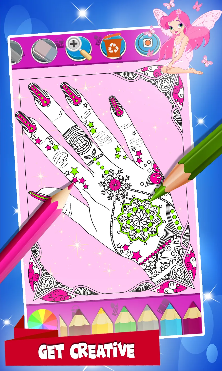 Nail Drawing & Coloring Pages | Indus Appstore | Screenshot