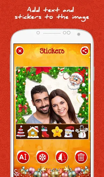 Merry Christmas Photo Frames | Indus Appstore | Screenshot