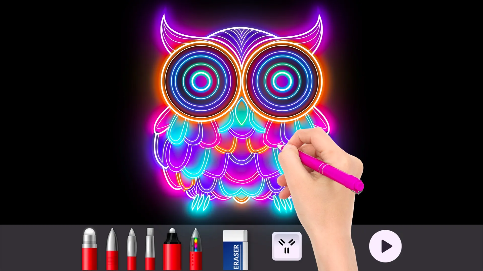 Doodle Master - Glow Art | Indus Appstore | Screenshot