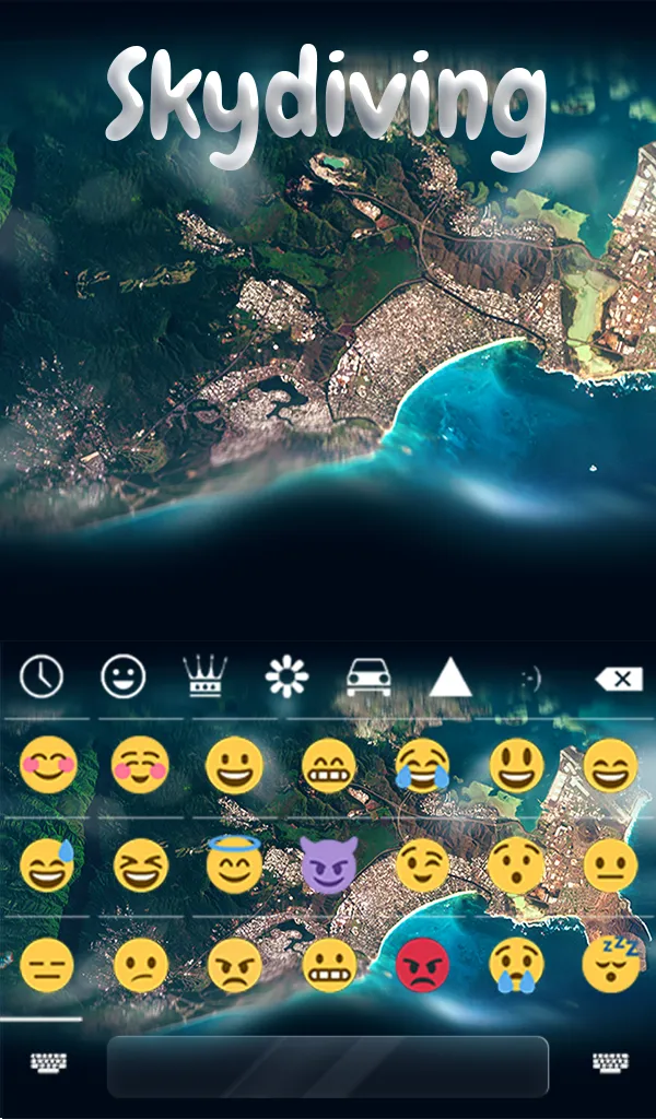 Skydiving Keyboard & Wallpaper | Indus Appstore | Screenshot