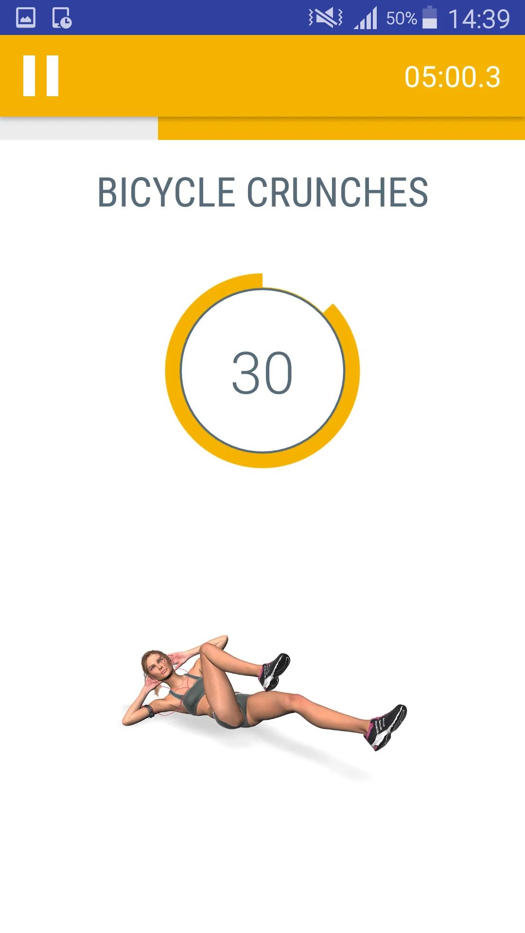 7 min Abs Workout Challenge | Indus Appstore | Screenshot