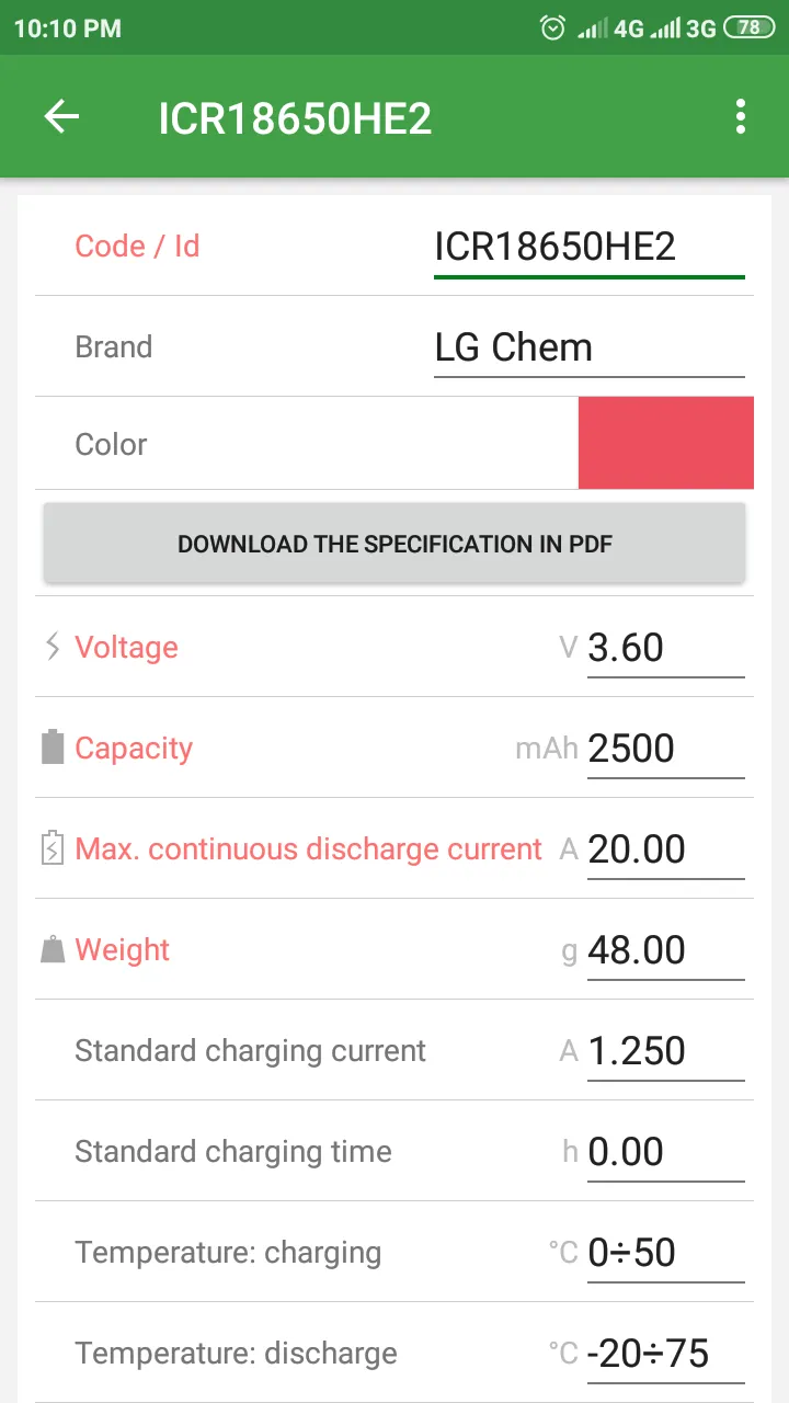 Battery Pack Calculator - DIY | Indus Appstore | Screenshot