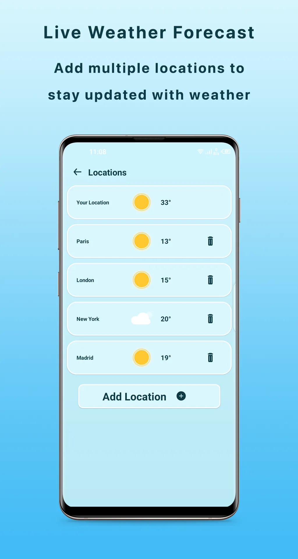 Live Weather Forecast | Indus Appstore | Screenshot