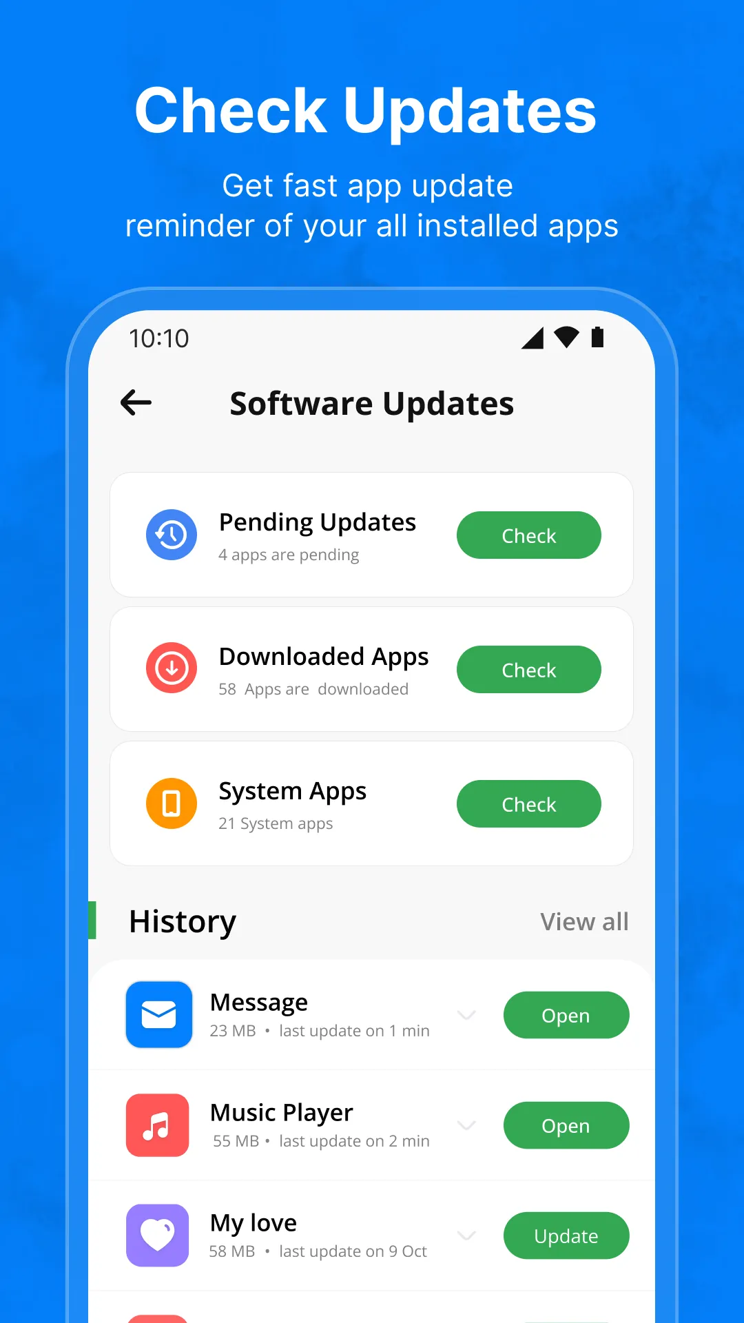 Software Update | Indus Appstore | Screenshot