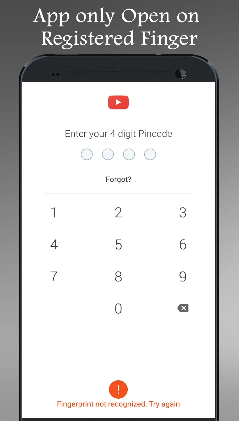 Fingerprint App Lock Real | Indus Appstore | Screenshot