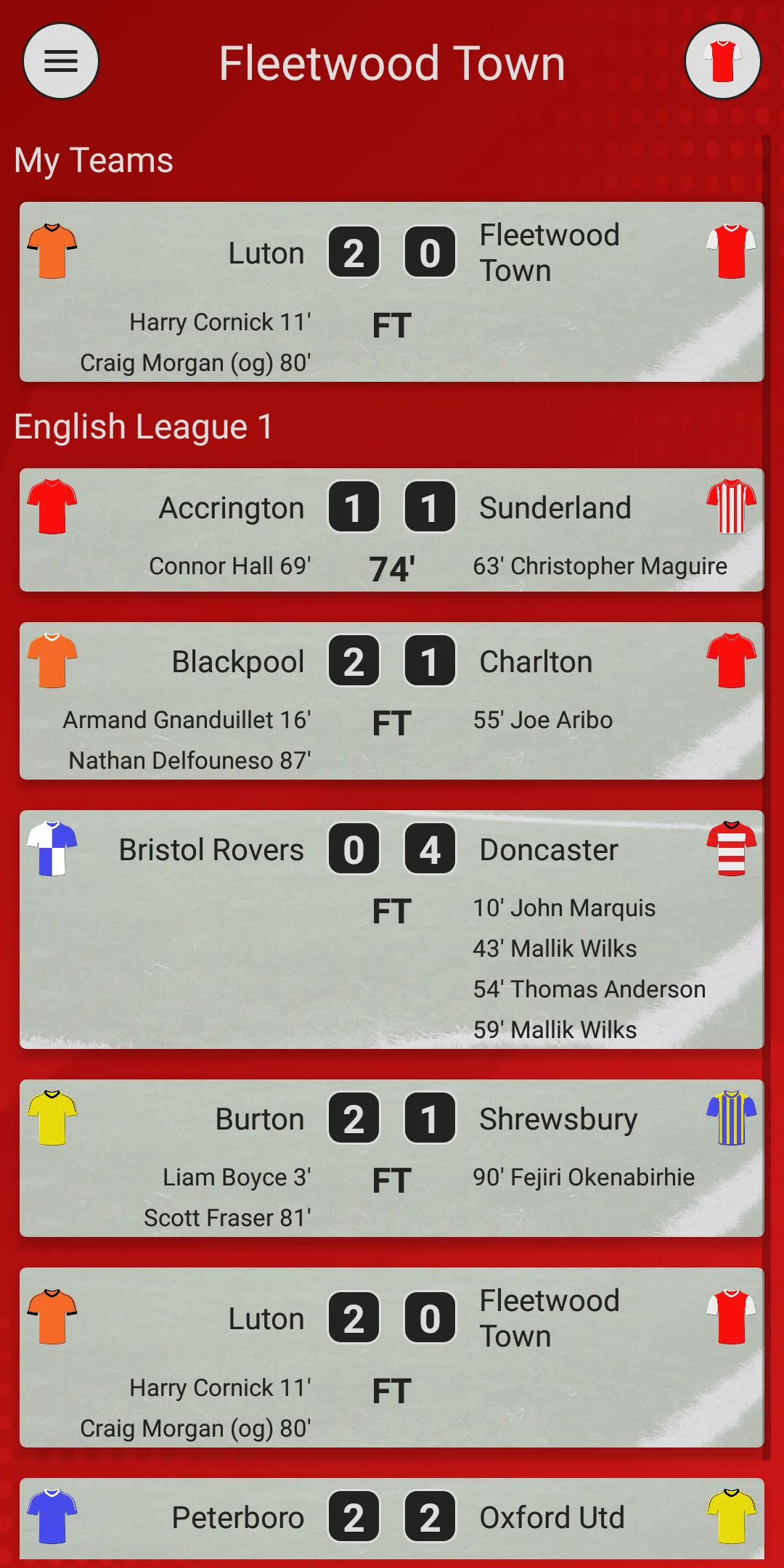 Fleetwood Town Fan App | Indus Appstore | Screenshot