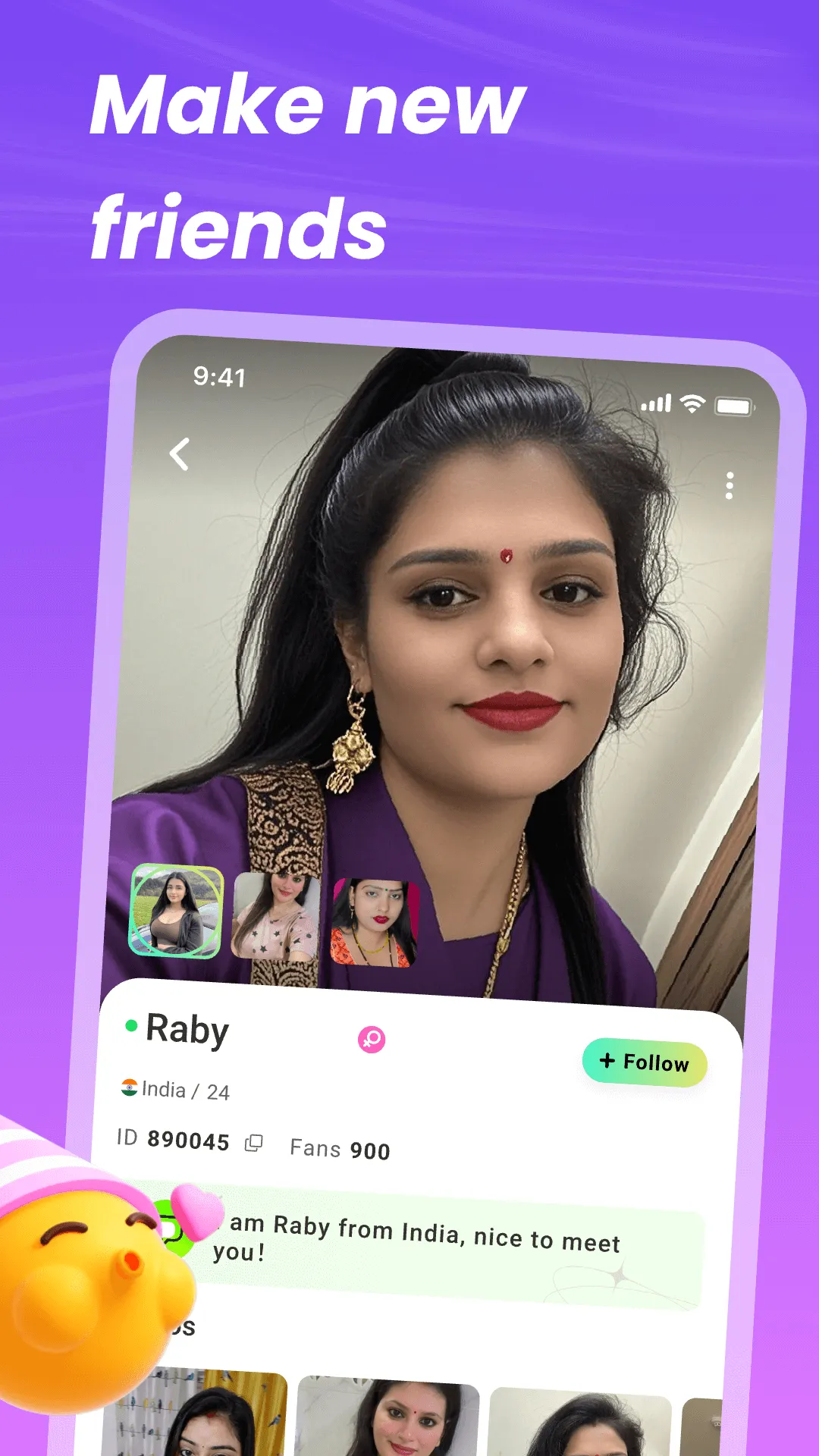 Blom lite : Video chat & Meet | Indus Appstore | Screenshot