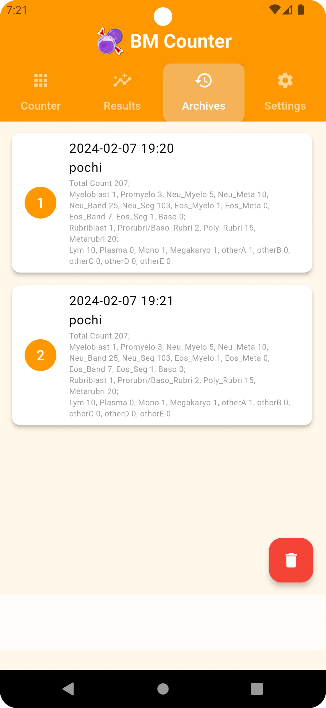 Bone Marrow Cells Counter | Indus Appstore | Screenshot