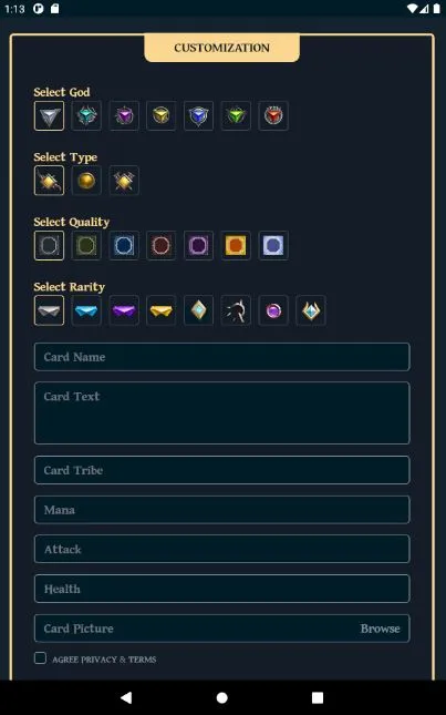 Gods Unchained - Custom Card G | Indus Appstore | Screenshot