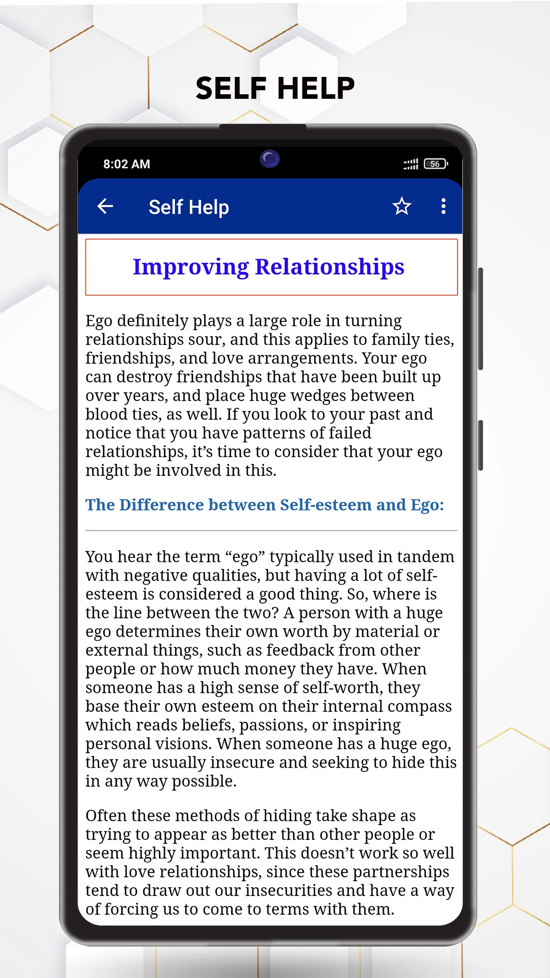 Self Help The Destructive Ego | Indus Appstore | Screenshot