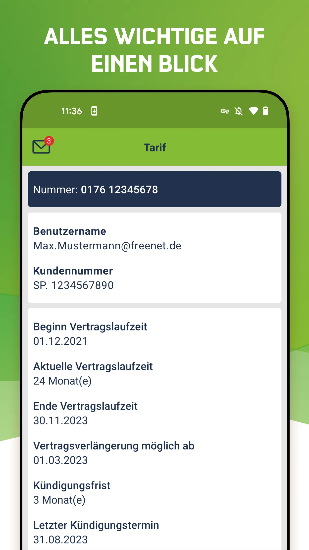 freenet Mobilfunk | Indus Appstore | Screenshot