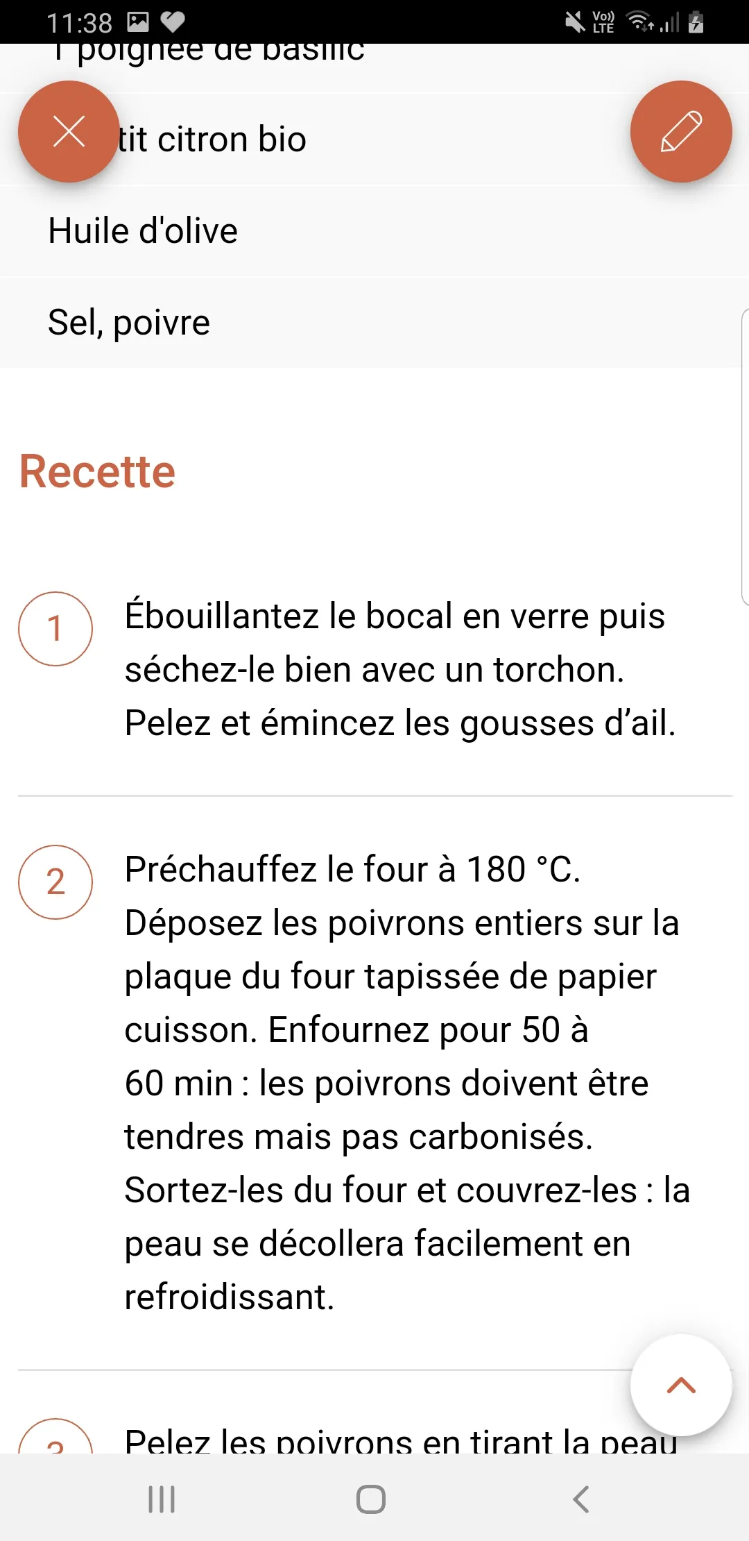 Saveurs : Recettes de cuisine | Indus Appstore | Screenshot