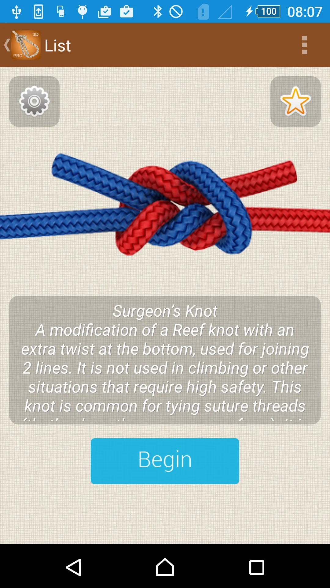 How to Tie Knots - 3D Animated | Indus Appstore | Screenshot