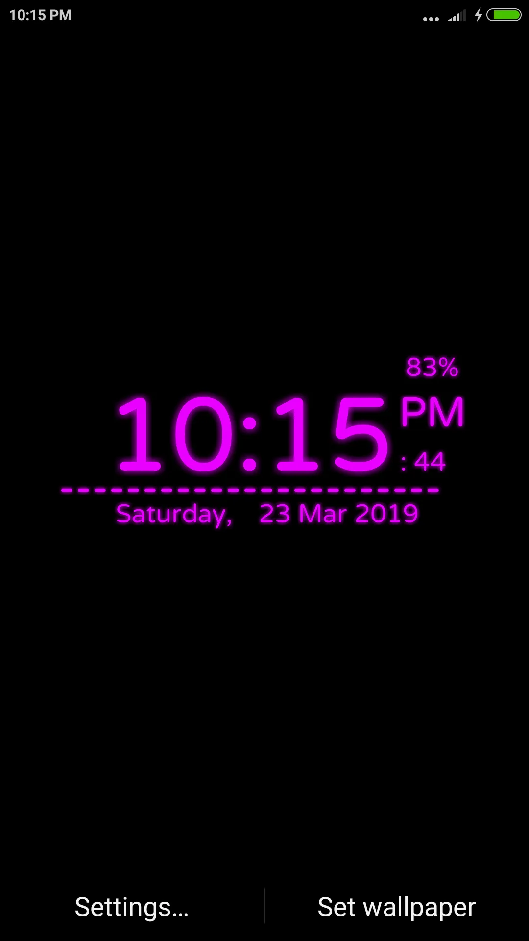 Digi Clock Live Wp | Indus Appstore | Screenshot