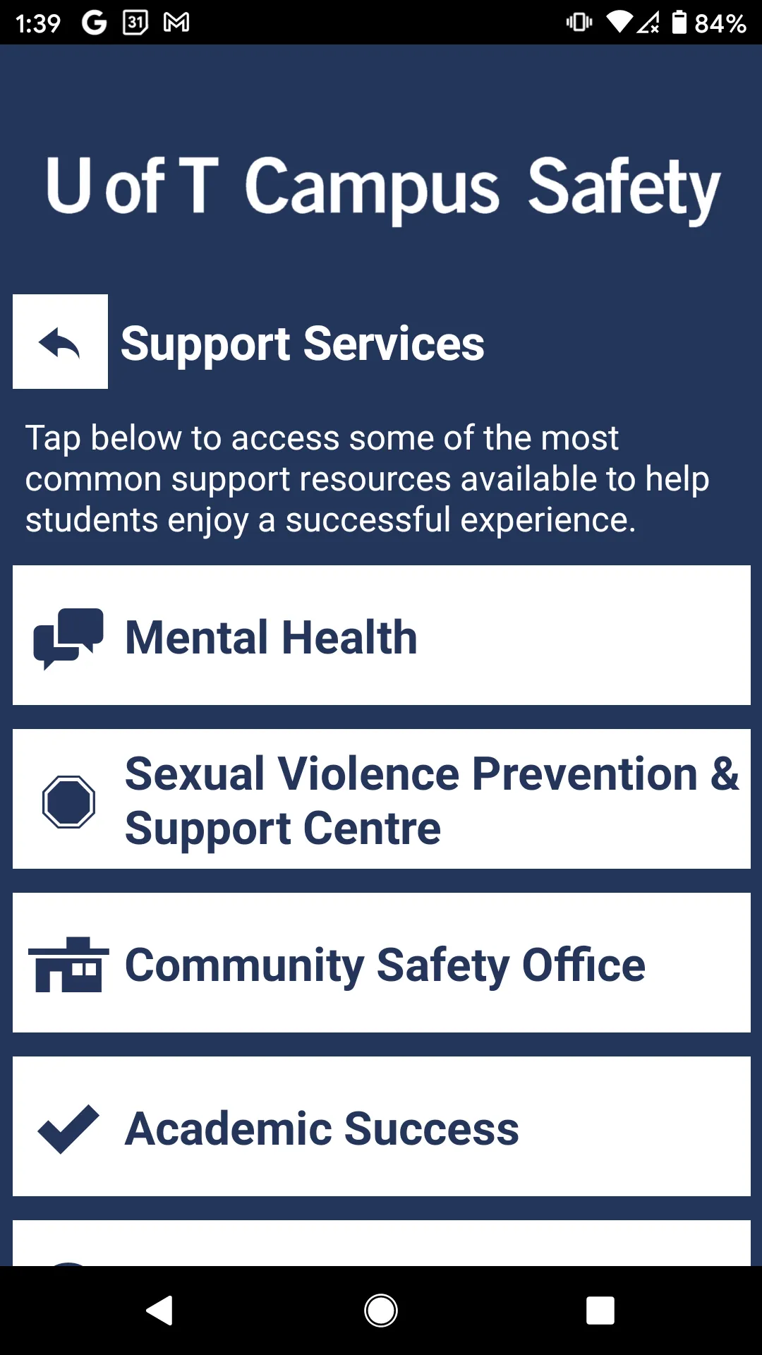 U of T Campus Safety | Indus Appstore | Screenshot