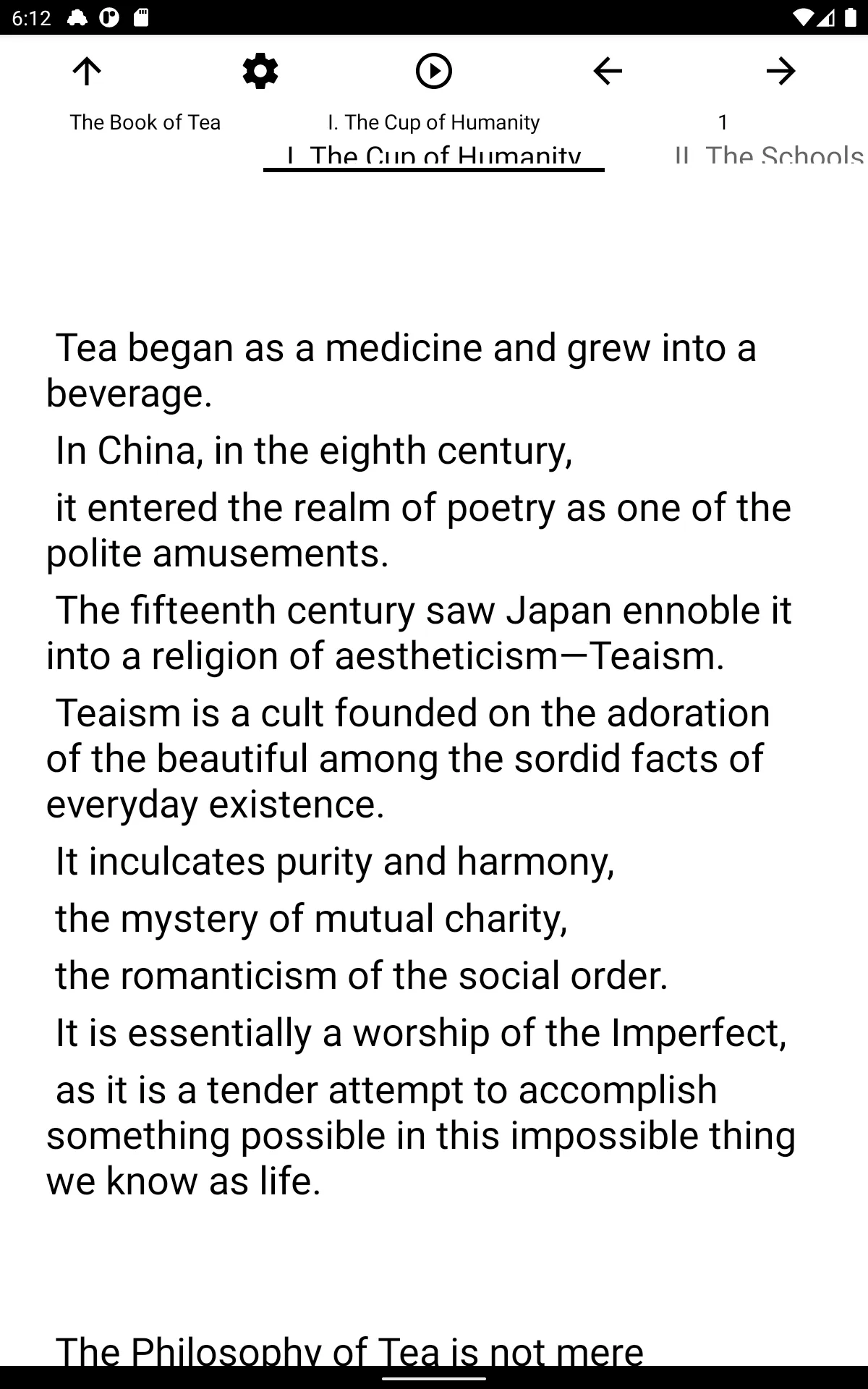 Book, The Book of Tea | Indus Appstore | Screenshot