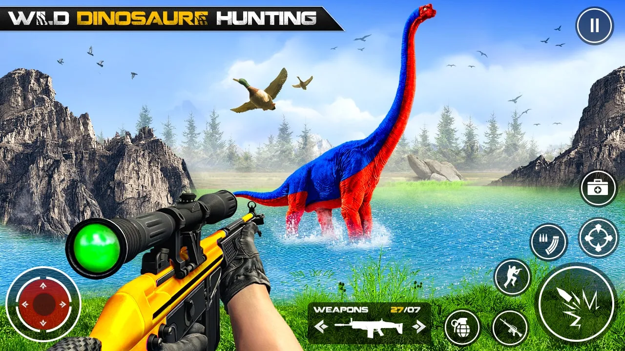 Dinosaur Hunting Gun Games | Indus Appstore | Screenshot