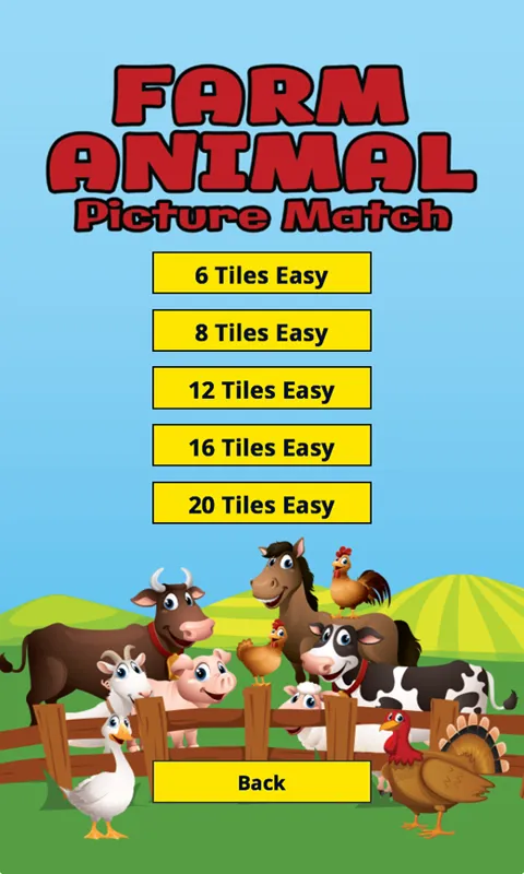 Farm Animal Picture Match Fun | Indus Appstore | Screenshot