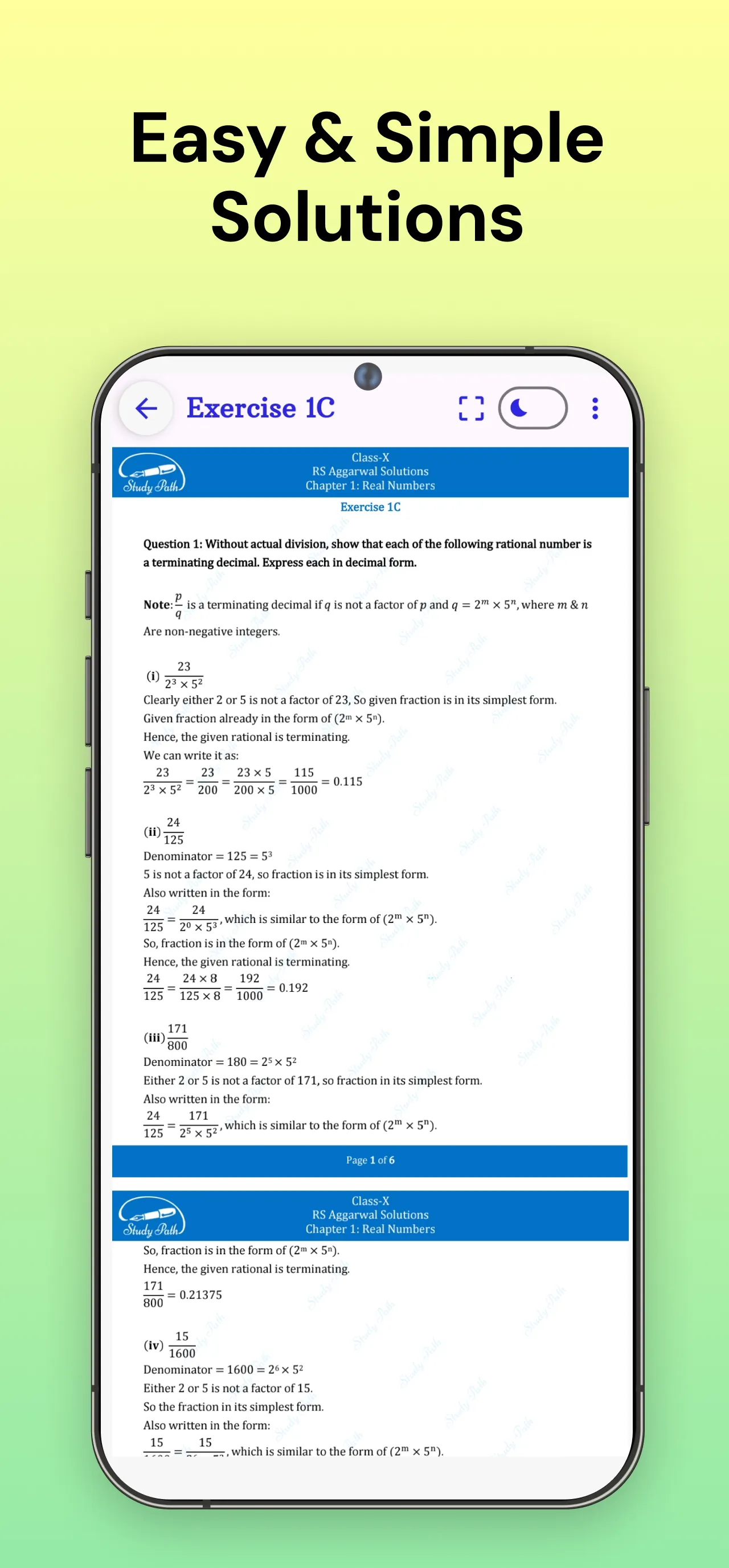 Class 10 Maths Solutions | Indus Appstore | Screenshot