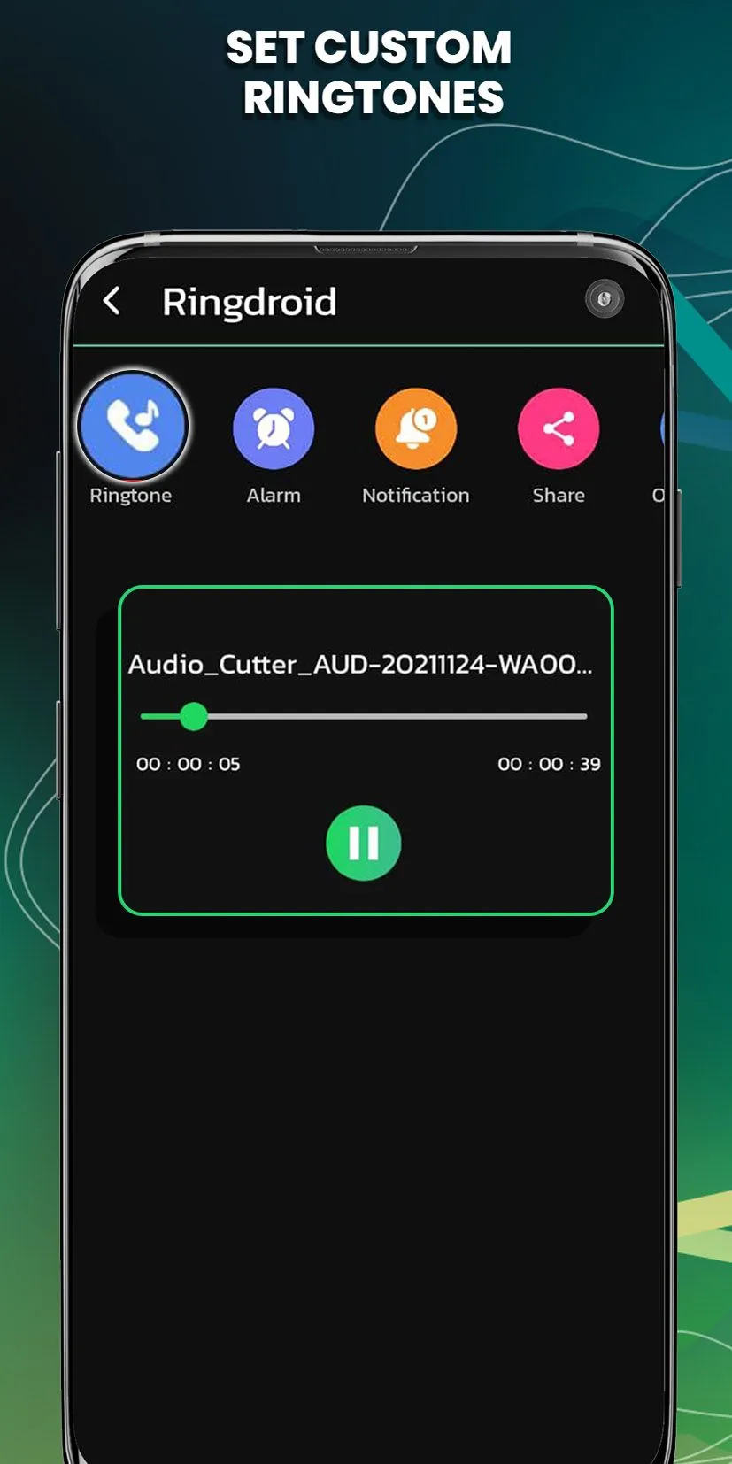 Ringdroid- MP3 Cutter Ringtone | Indus Appstore | Screenshot