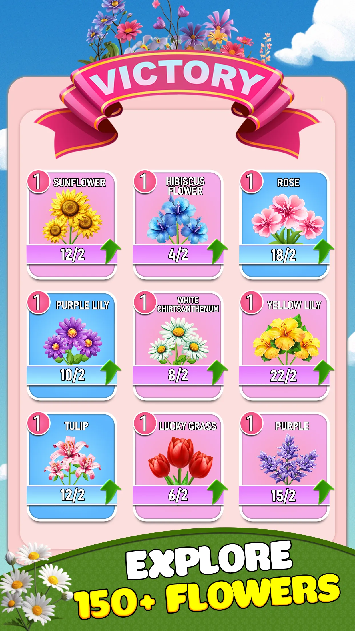 Flower Matching Game | Indus Appstore | Screenshot