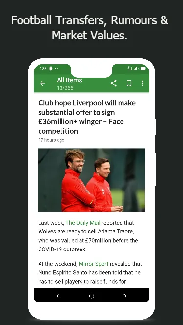 Football News - Latest Transfe | Indus Appstore | Screenshot