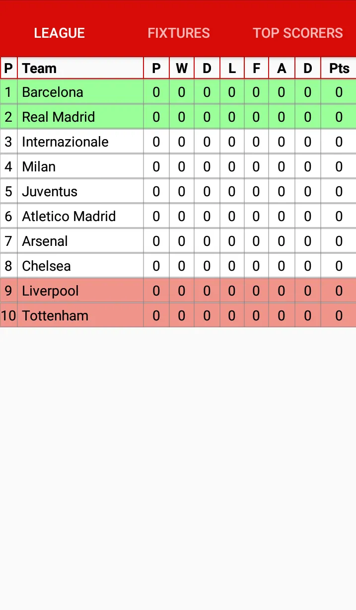 League Table Creator | Indus Appstore | Screenshot
