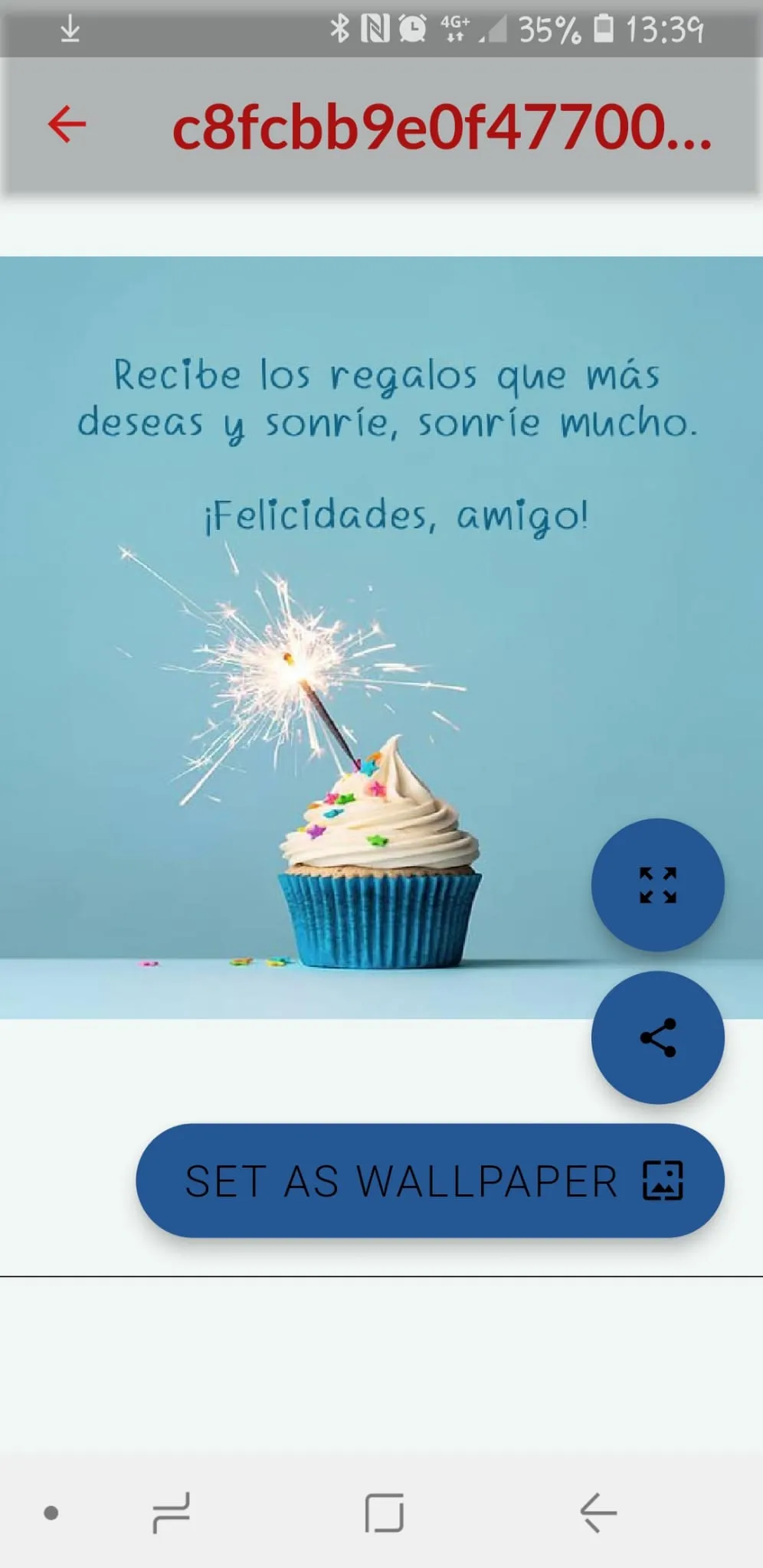 AMIGO MIO FELIZ ANIVERSARIO | Indus Appstore | Screenshot