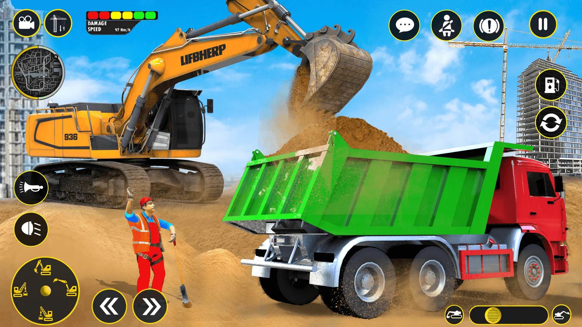 Heavy Excavator Simulator Game | Indus Appstore | Screenshot