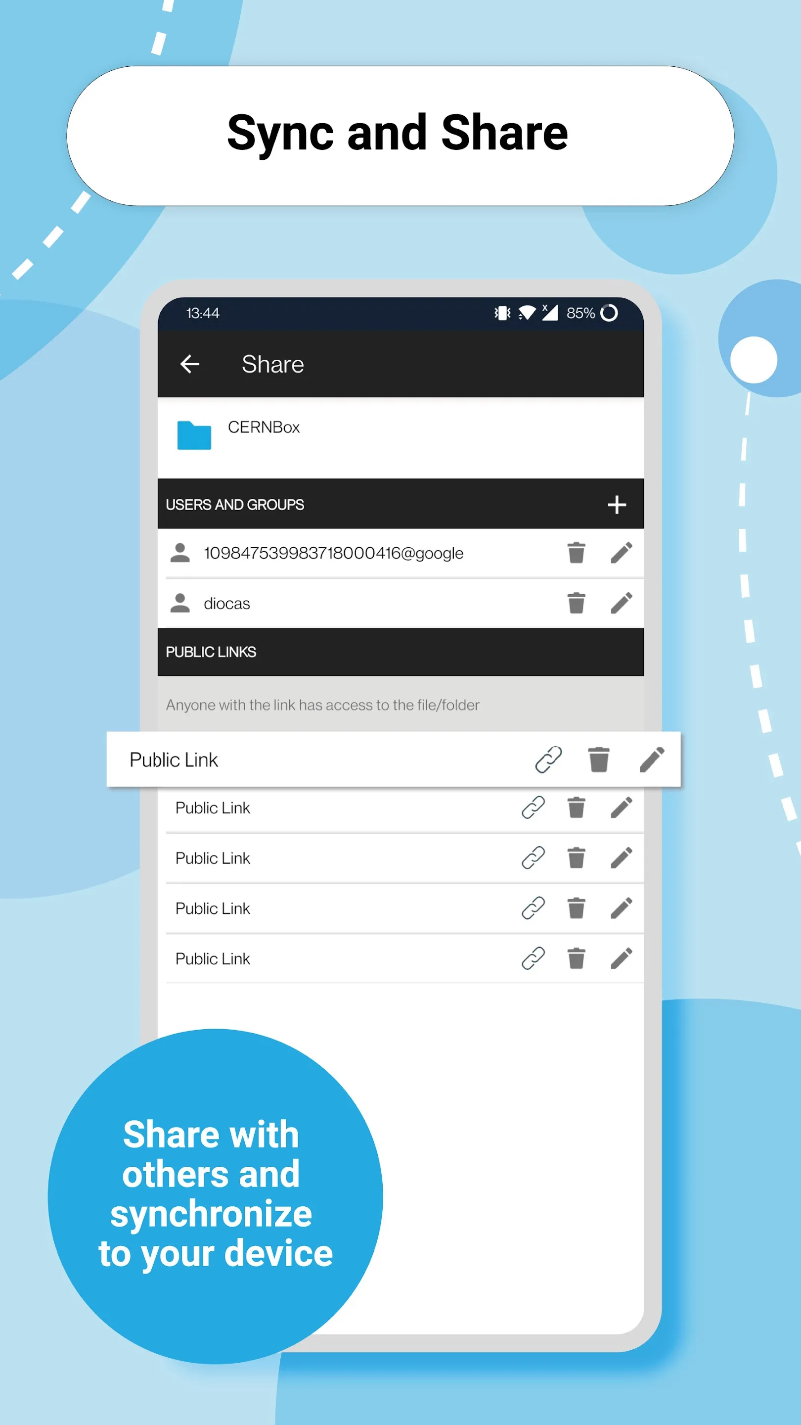 CERNBox | Indus Appstore | Screenshot