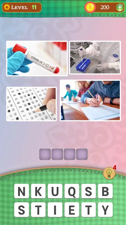 4 Pics 1 Word Science | Indus Appstore | Screenshot