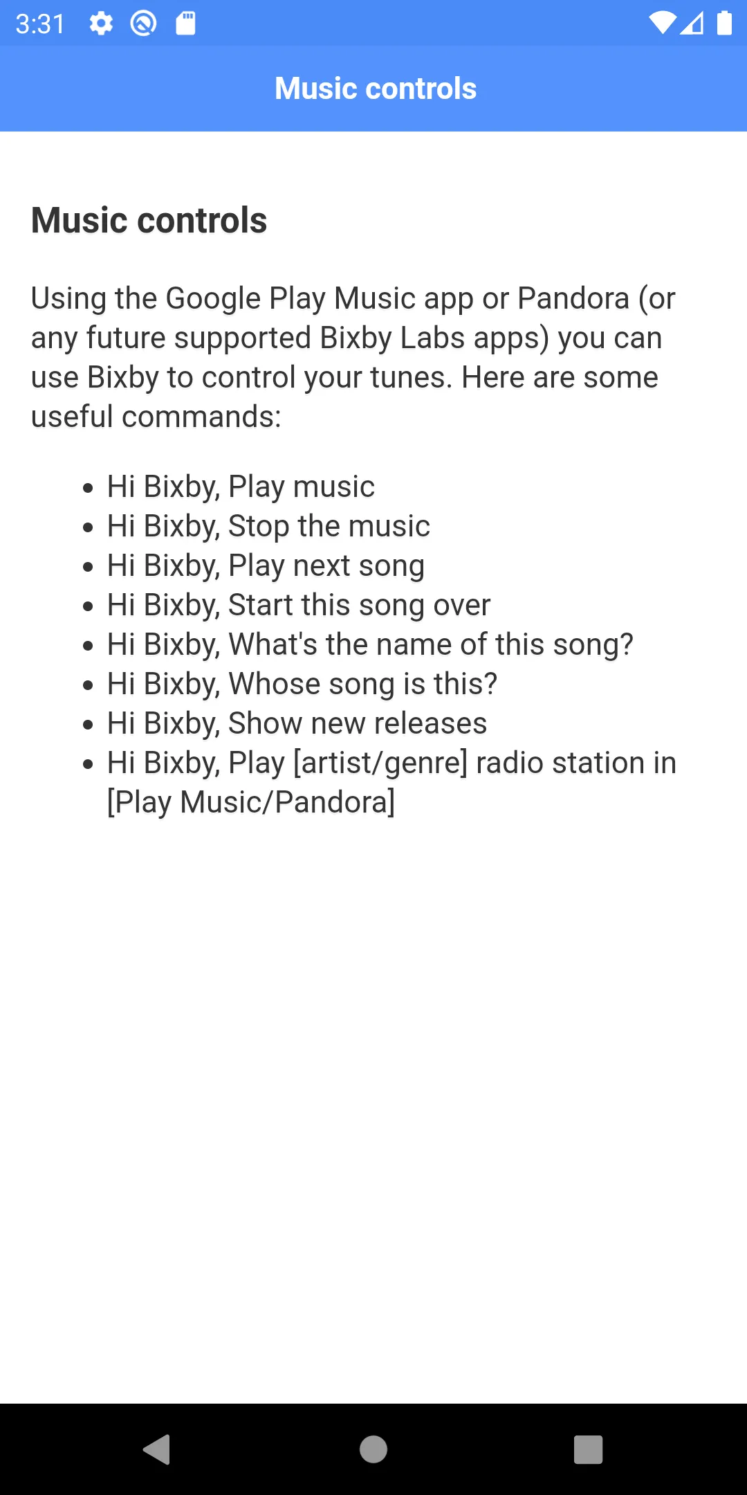 Commands & Guide for Bixby | Indus Appstore | Screenshot