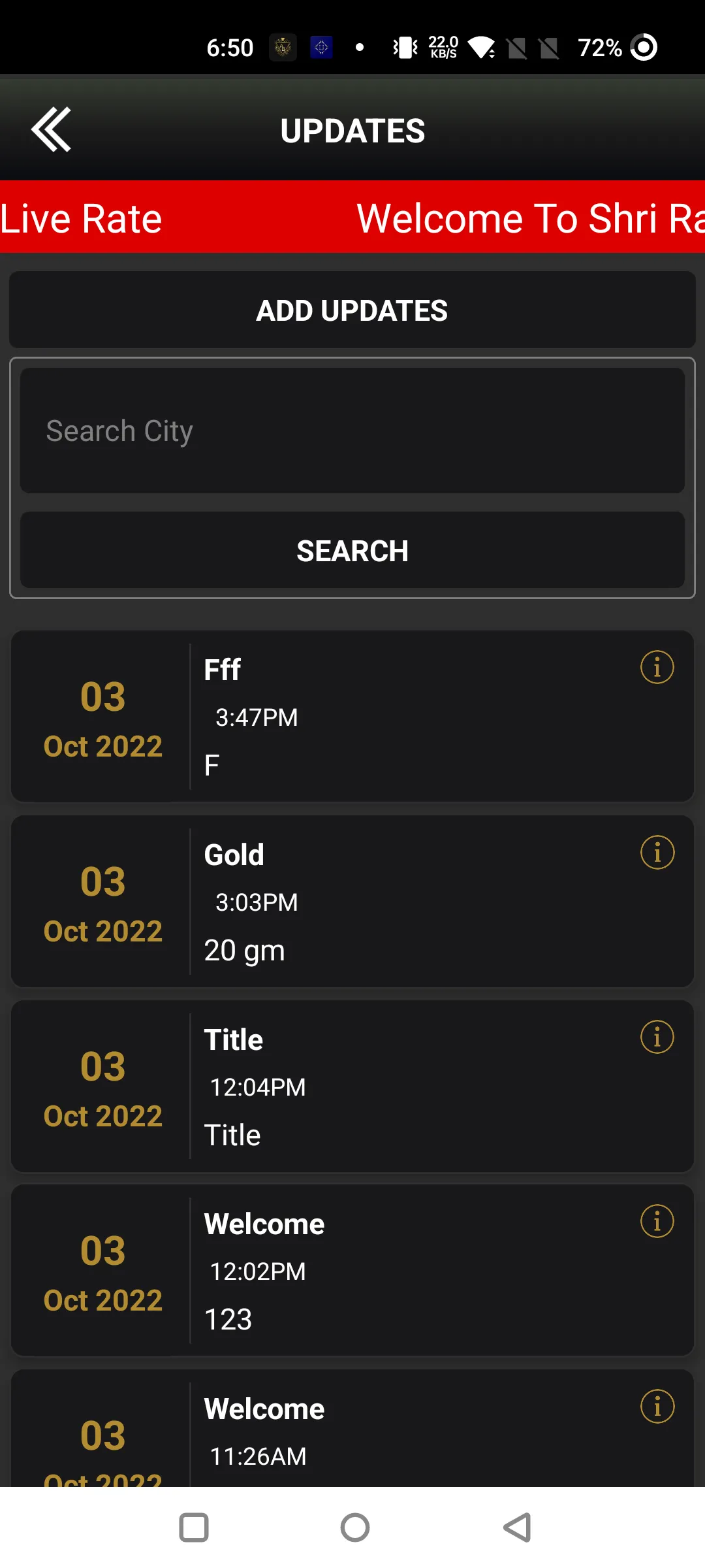 Shri Ram Gold Silver Live Rate | Indus Appstore | Screenshot