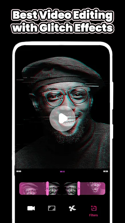 Glitch Video maker: VHS & Vapo | Indus Appstore | Screenshot