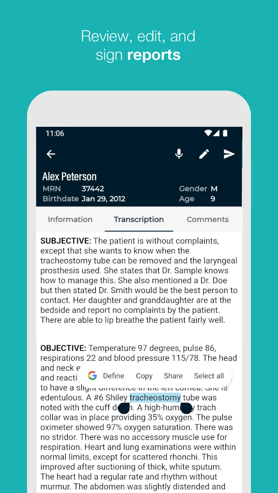 eScription One | Indus Appstore | Screenshot