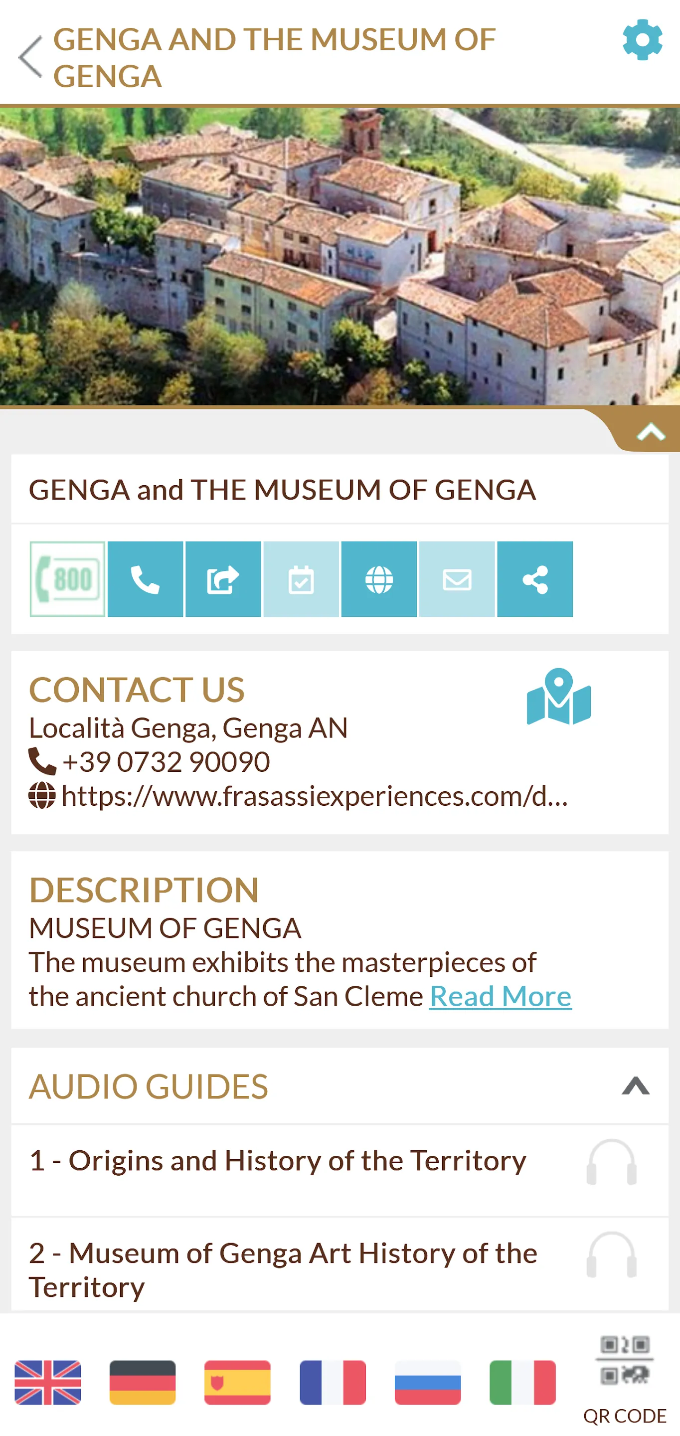 Audio guides Frasassi Caves | Indus Appstore | Screenshot