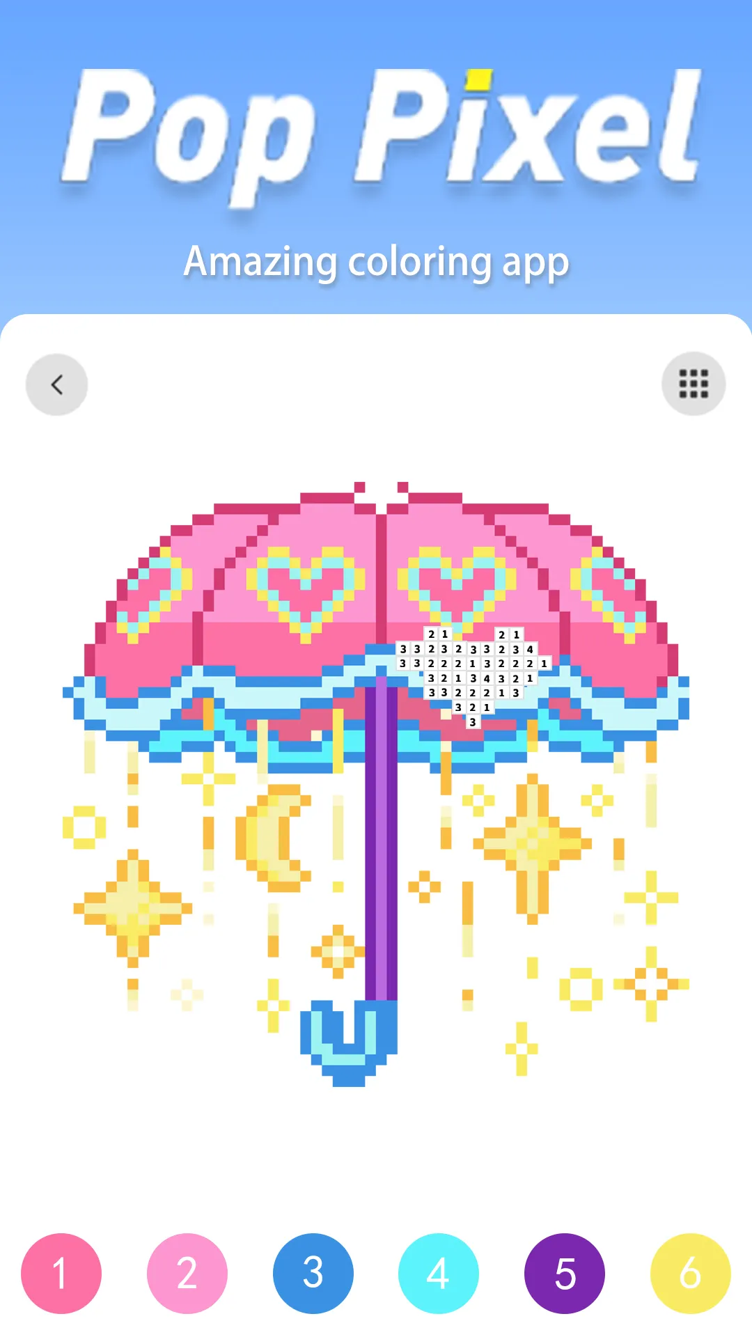 Pop Pixel- Color By Number | Indus Appstore | Screenshot
