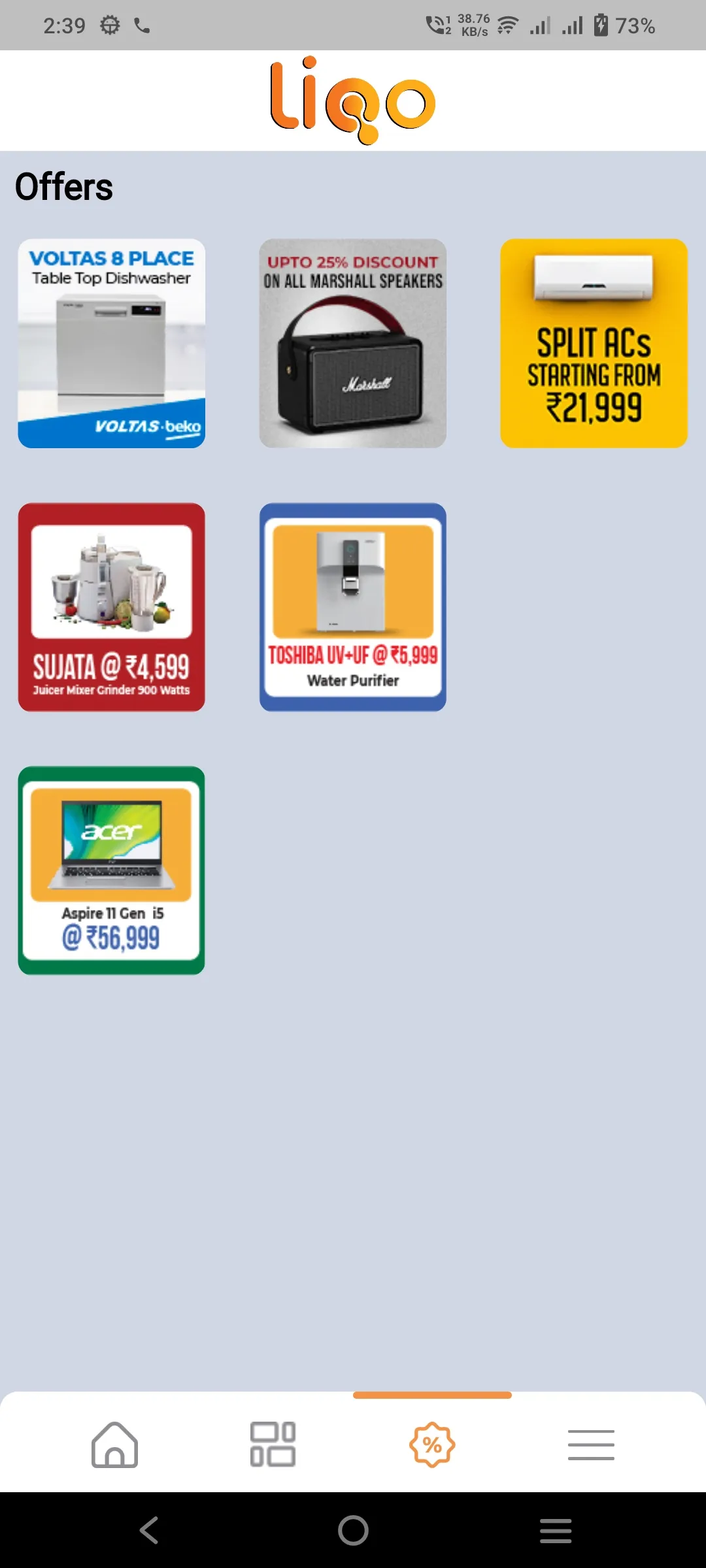 LIQO Best deals on Electronics | Indus Appstore | Screenshot