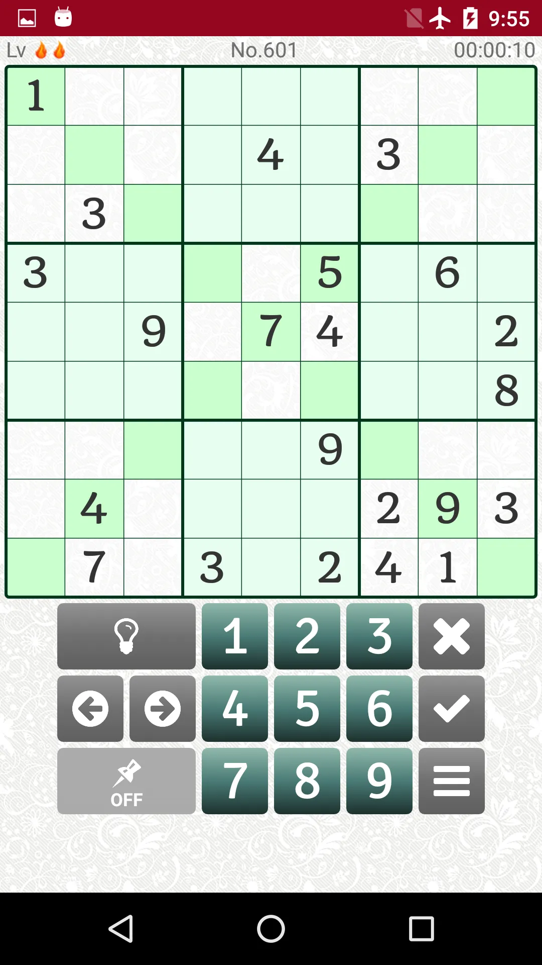 Extreme Difficult Sudoku 2500 | Indus Appstore | Screenshot