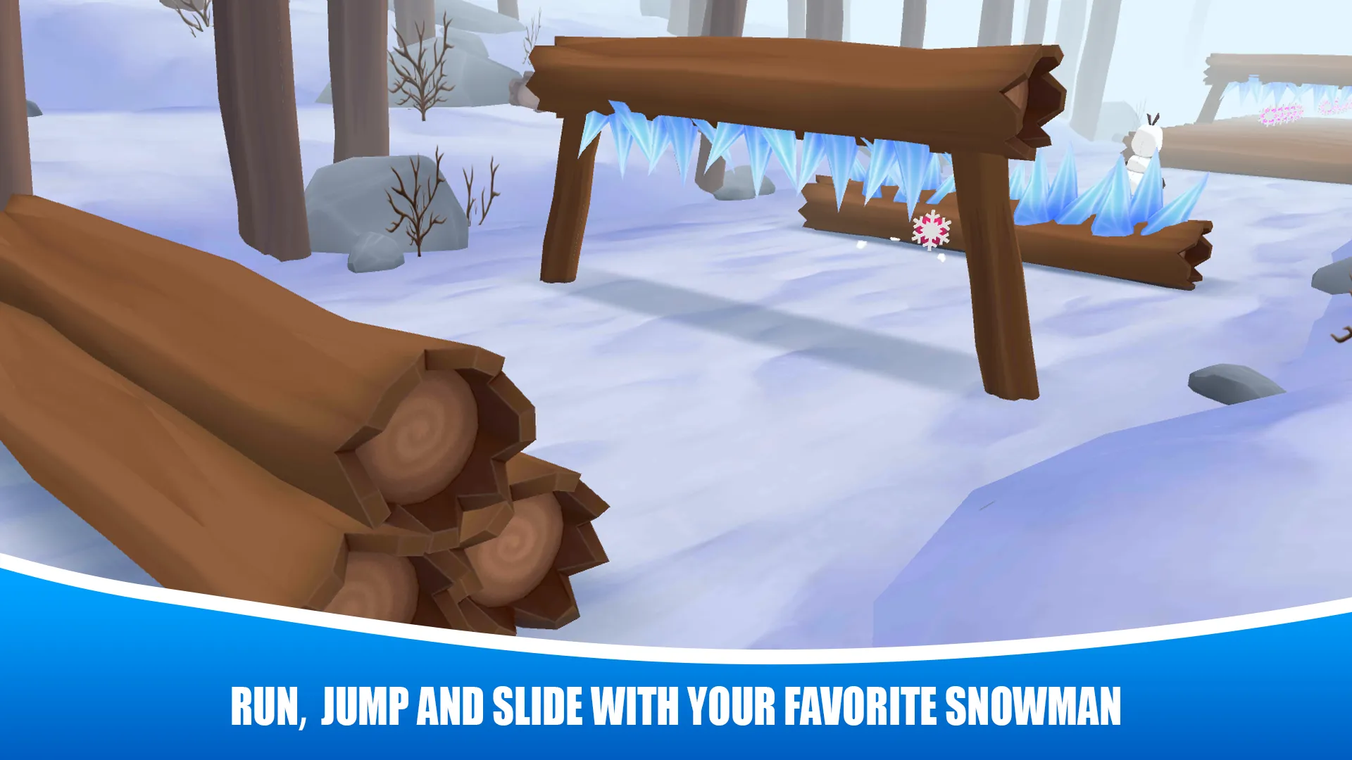 The snowman run: frozen runner | Indus Appstore | Screenshot