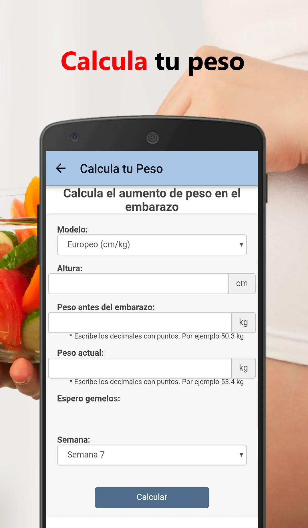 Menú para Embarazadas Diario | Indus Appstore | Screenshot