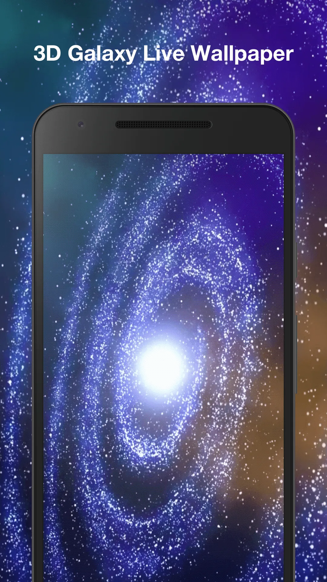 3d Galaxy Live Wallpaper | Indus Appstore | Screenshot