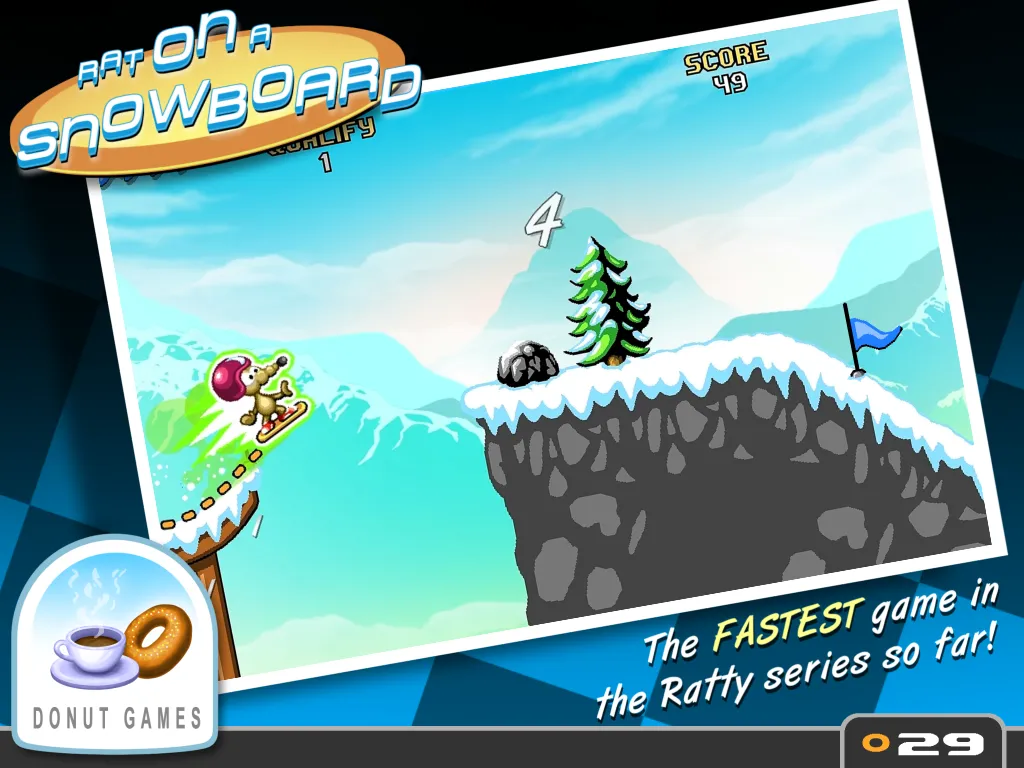 Rat On A Snowboard | Indus Appstore | Screenshot