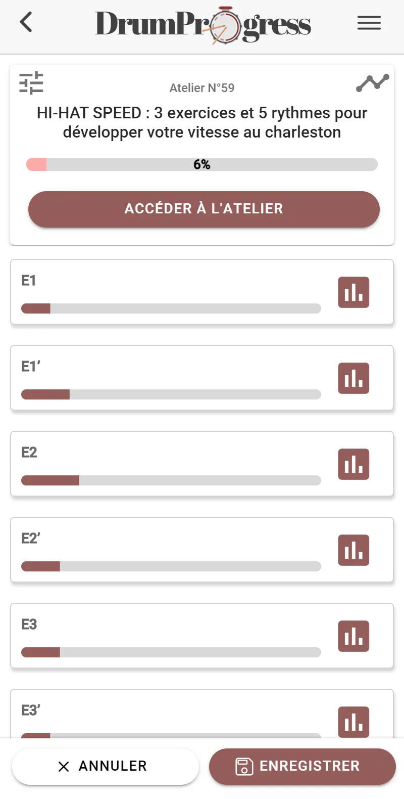 DrumProgress | Indus Appstore | Screenshot