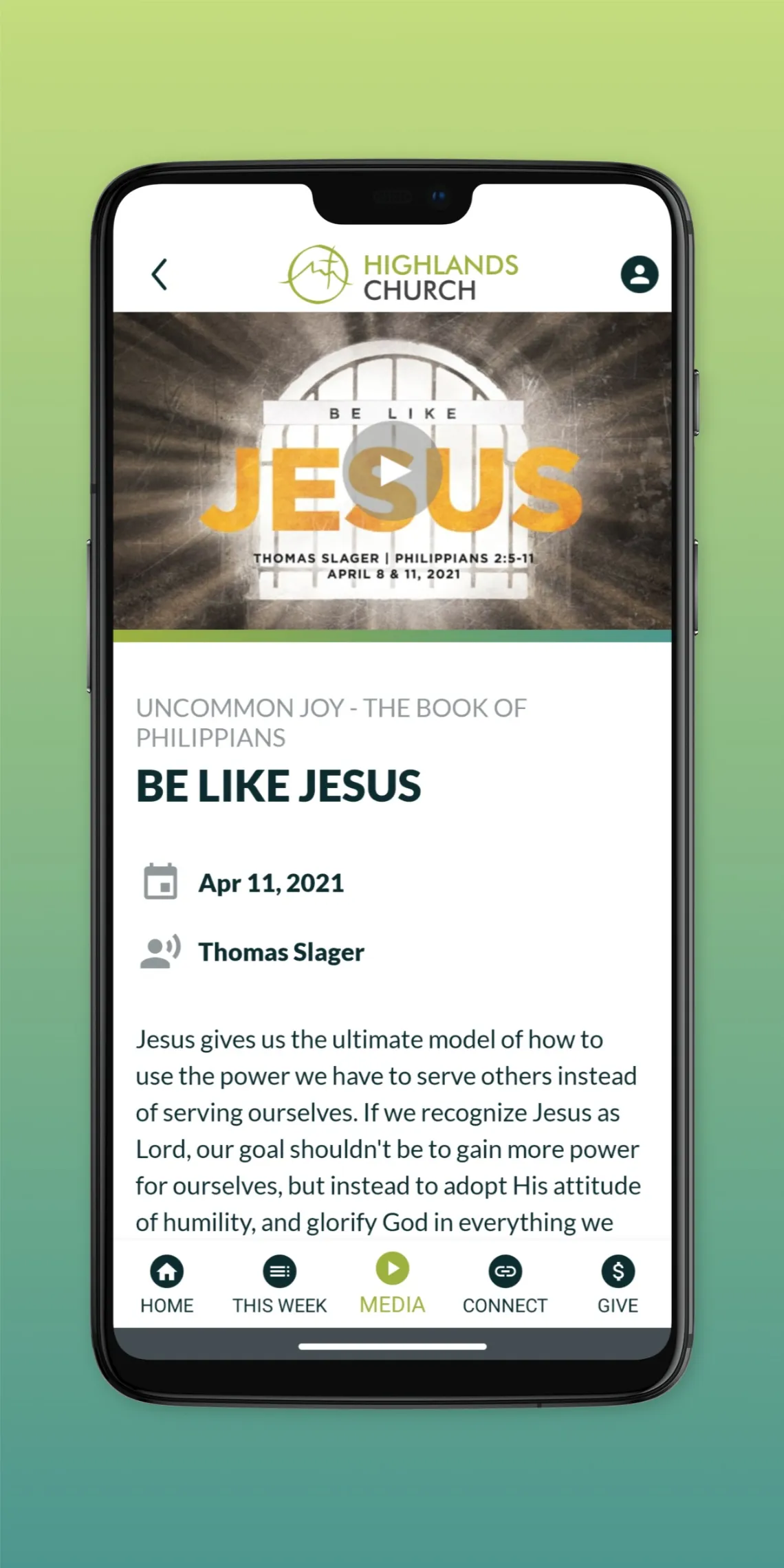 Highlands Church AZ | Indus Appstore | Screenshot