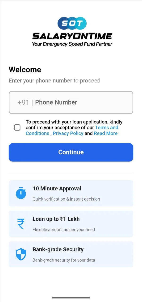 SalaryOnTime:Personal Loan App | Indus Appstore | Screenshot