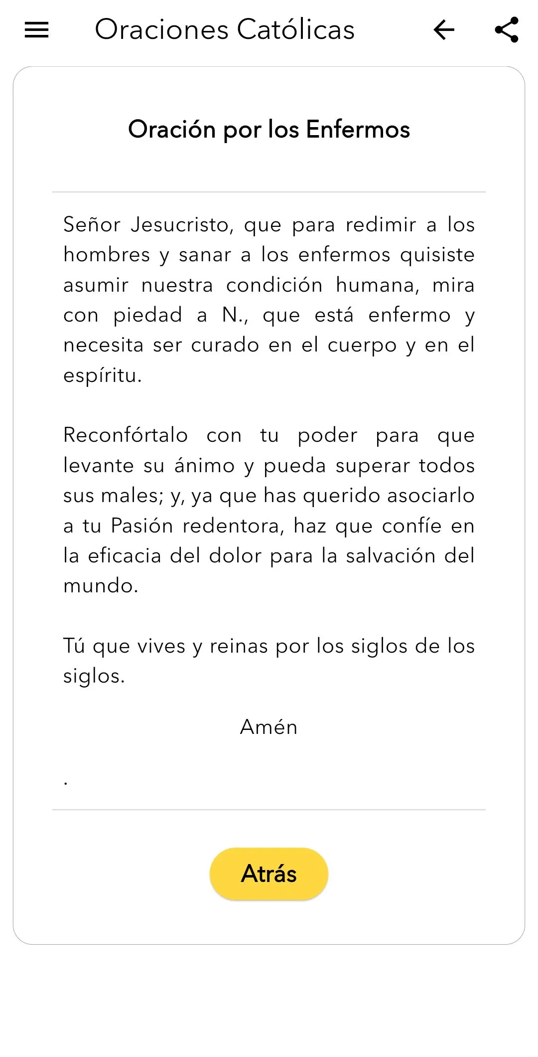 Oraciones Católicas | Indus Appstore | Screenshot