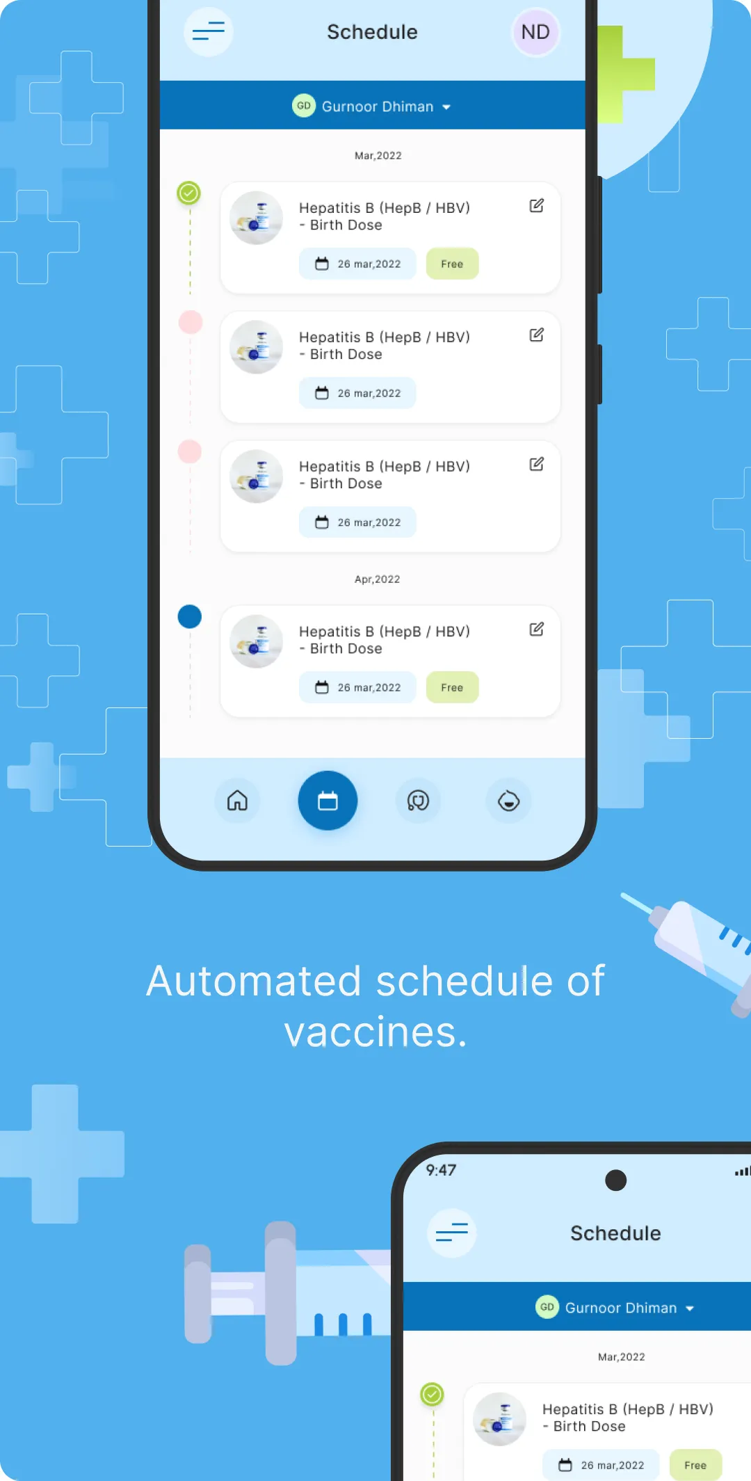 Vaccination -- Reminder App | Indus Appstore | Screenshot