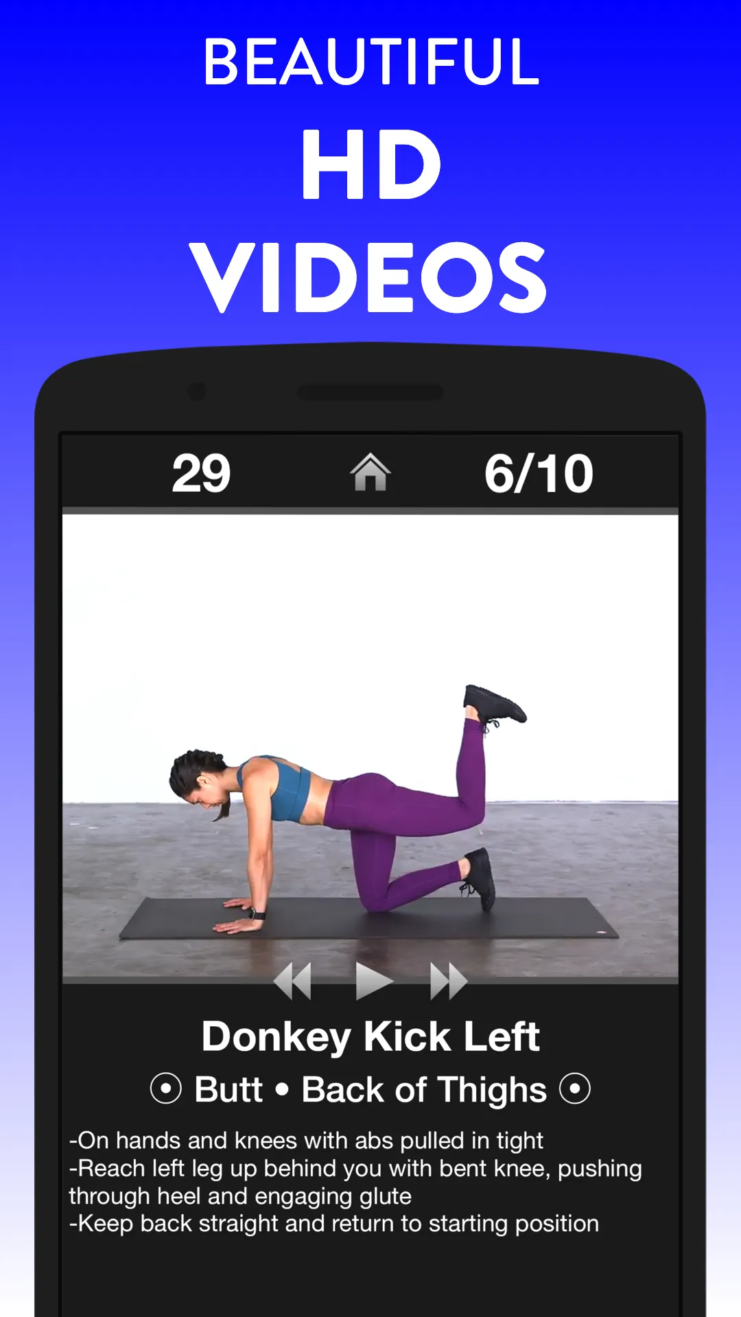 Daily Workouts - Fitness Coach | Indus Appstore | Screenshot