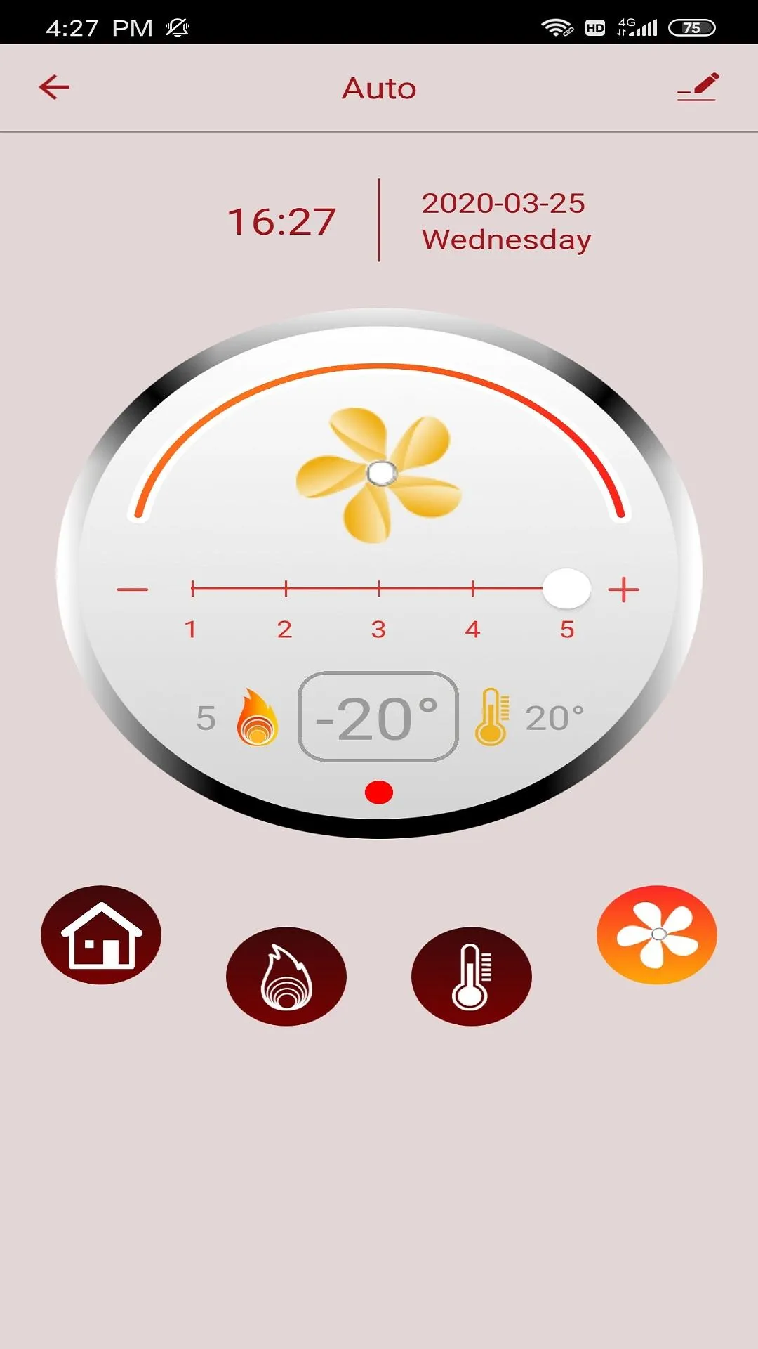 smart pellet stove | Indus Appstore | Screenshot